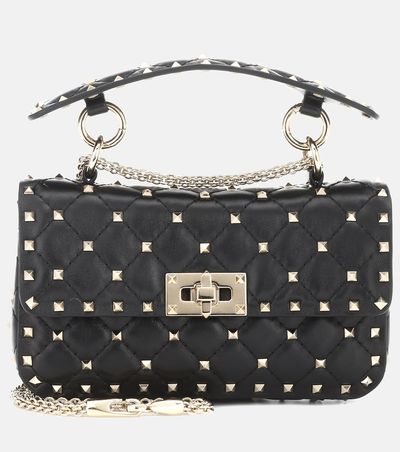 Valentino Garavani Valentino Garavani Rockstud Spike Small leather top-handle bag
