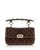 Valentino Garavani Valentino Garavani Rockstud Spike Small Suede Shoulder Bag - 1