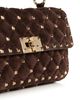 Valentino Garavani Valentino Garavani Rockstud Spike Small Suede Shoulder Bag - 6