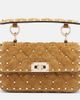 Valentino Garavani Valentino Garavani Rockstud Spike Small suede top-handle bag - 1