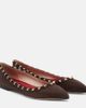 Valentino Garavani Valentino Garavani Rockstud suede ballet flats - 1