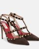 Valentino Garavani Valentino Garavani Rockstud suede pumps - 1