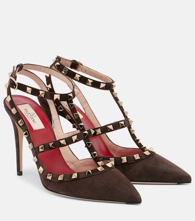 Valentino Garavani Valentino Garavani Rockstud suede pumps