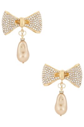 Valentino Garavani Valentino Garavani Sans Fin Perla Barocca Earrings