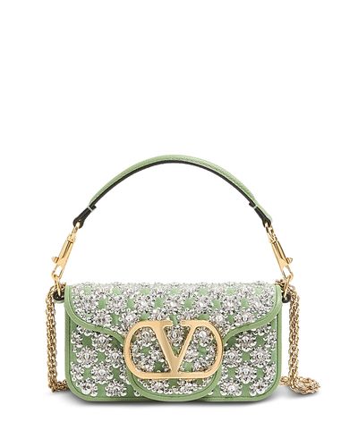 Valentino Garavani Valentino Garavani Small Sequin Flower Shoulder Bag