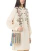 Valentino Garavani Valentino Garavani Small Striped Straw Bucket Bag - 2