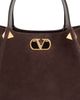 Valentino Garavani Valentino Garavani Small VLogo Suede Tote Bag - 5