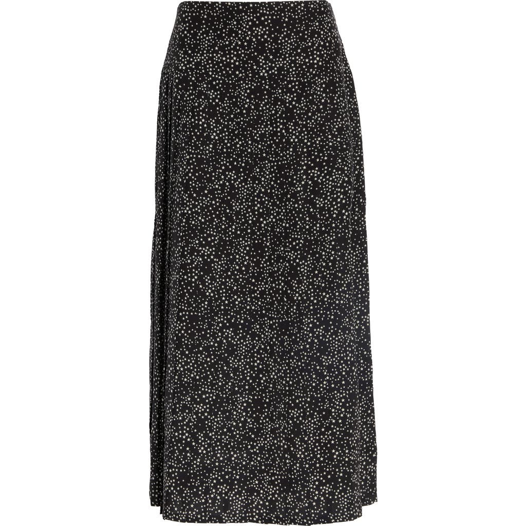 Valentino Garavani Valentino Garavani Starry Silk Crêpe de Chine Skirt