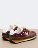 Valentino Garavani Valentino Garavani Stud Up embroidered suede-trimmed sneakers - 4