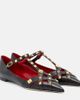 Valentino Garavani Valentino Garavani Studdy leather Mary Jane flats - 1