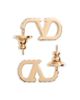 Valentino Garavani Valentino Garavani Swarovski Crystal Logo Drop Earrings, 0.7L - 2