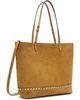 Valentino Garavani Valentino Garavani Tan Rockstud Medium Tote - 2