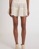 Valentino Garavani Valentino Garavani Tiered Daisy Eyelet Cotton Miniskirt - 1