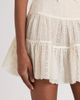 Valentino Garavani Valentino Garavani Tiered Daisy Eyelet Cotton Miniskirt - 5