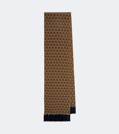 Valentino Garavani Valentino Garavani Toute La V virgin jacquard wool scarf