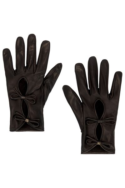 Valentino Garavani Valentino Garavani V Logo Nappa Gloves
