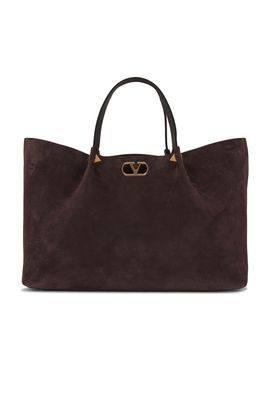 Valentino Garavani Valentino Garavani V Logo Signature Large Tote Bag