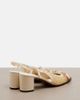 Valentino Garavani Valentino Garavani Valet Du Roi leather-trimmed slingback pumps - 3