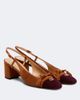 Valentino Garavani Valentino Garavani Valet Du Roi suede slingback pumps - 1