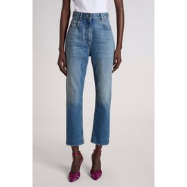 Valentino Garavani Valentino Garavani Vgold Crop Straight Leg Jeans