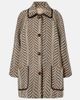 Valentino Garavani Valentino Garavani VGold wool and cashmere coat - 1