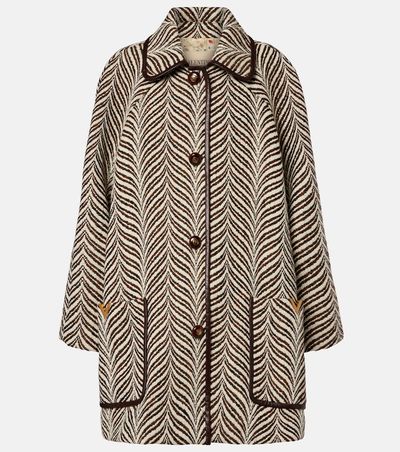 Valentino Garavani Valentino Garavani VGold wool and cashmere coat