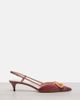Valentino Garavani Valentino Garavani VLogo 40 velvet slingback pumps - 4