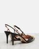 Valentino Garavani Valentino Garavani VLogo 80 leather slingback pumps - 3