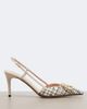 Valentino Garavani Valentino Garavani VLogo bouclé slingback pumps - 5