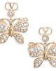 Valentino Garavani Valentino Garavani VLogo Butterfly Stud Earrings - 1