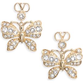 Valentino Garavani Valentino Garavani VLogo Butterfly Stud Earrings