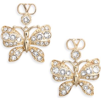 Valentino Garavani Valentino Garavani VLogo Butterfly Stud Earrings