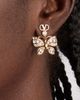Valentino Garavani Valentino Garavani VLogo Butterfly Stud Earrings - 2