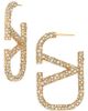 Valentino Garavani Valentino Garavani VLOGO Crystal Drop Earrings - 1
