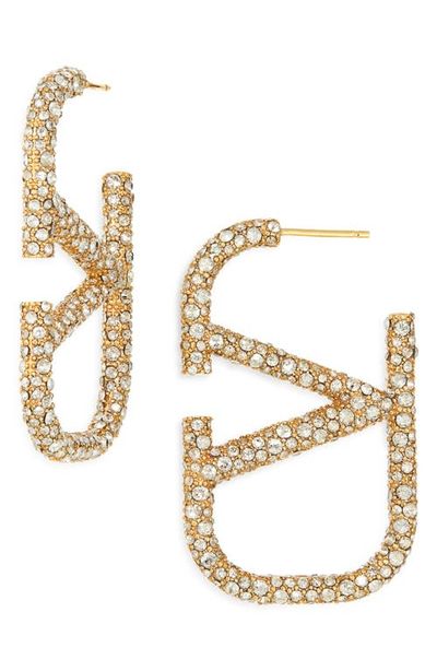 Valentino Garavani Valentino Garavani VLOGO Crystal Drop Earrings