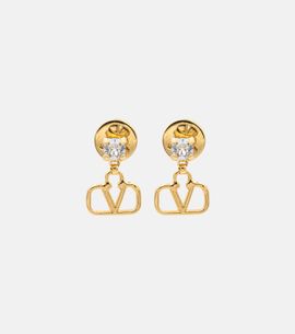Valentino Garavani Valentino Garavani VLOGO embellished earrings
