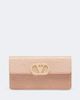 Valentino Garavani Valentino Garavani VLogo embellished wallet on chain - 1