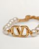 Valentino Garavani Valentino Garavani VLOGO Faux Pearl Bracelet - 3