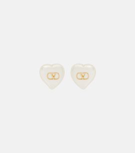 Valentino Garavani Valentino Garavani VLogo faux pearl earrings