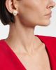 Valentino Garavani Valentino Garavani VLogo faux pearl earrings - 3