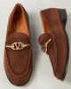 Valentino Garavani Valentino Garavani VLogo Gate suede loafers - 6