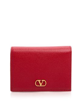 Valentino Garavani Valentino Garavani VLogo Grained Leather Wallet