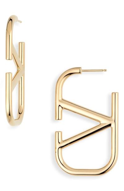 Valentino Garavani Valentino Garavani VLOGO Huggie Earrings