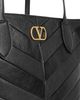Valentino Garavani Valentino Garavani VLogo Jean Medium Leather Shopping Tote - 6