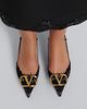 Valentino Garavani Valentino Garavani VLogo lace slingback pumps - 2