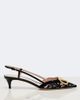 Valentino Garavani Valentino Garavani VLogo lace slingback pumps - 5