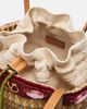 Valentino Garavani Valentino Garavani VLogo Large embellished raffia bucket bag - 3
