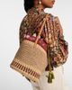 Valentino Garavani Valentino Garavani VLogo Large embellished raffia bucket bag - 7