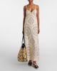 Valentino Garavani Valentino Garavani VLogo Large raffia-effect tote bag - 5