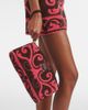 Valentino Garavani Valentino Garavani VLogo leather-trimmed terry pouch - 2